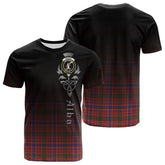 MacRae Ancient Tartan Crest T-shirt - Alba Celtic Style